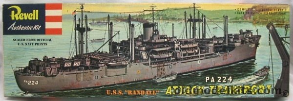 Revell 1/367 USS Randall Attack Transport - Haskell Class, H329-169 plastic model kit